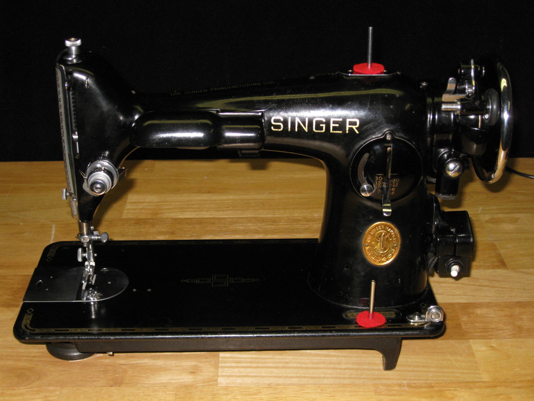 How to thread a vintage sewing machine - old singer sewing machine